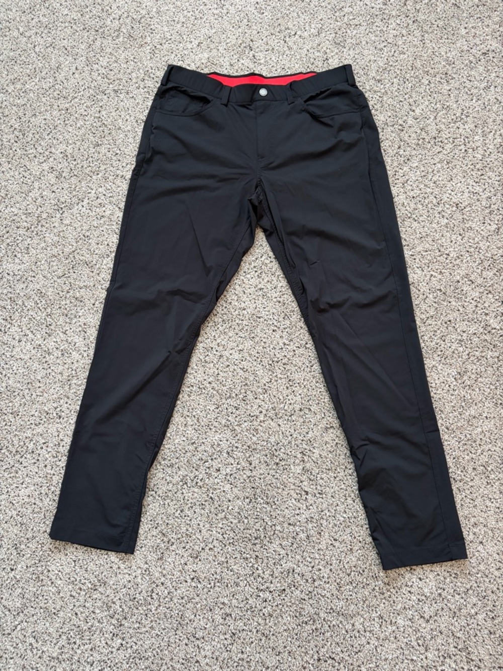 Men's Black Golf Pants